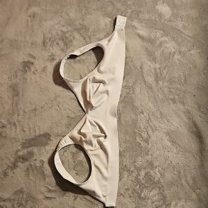 White Cutout Swimsuit